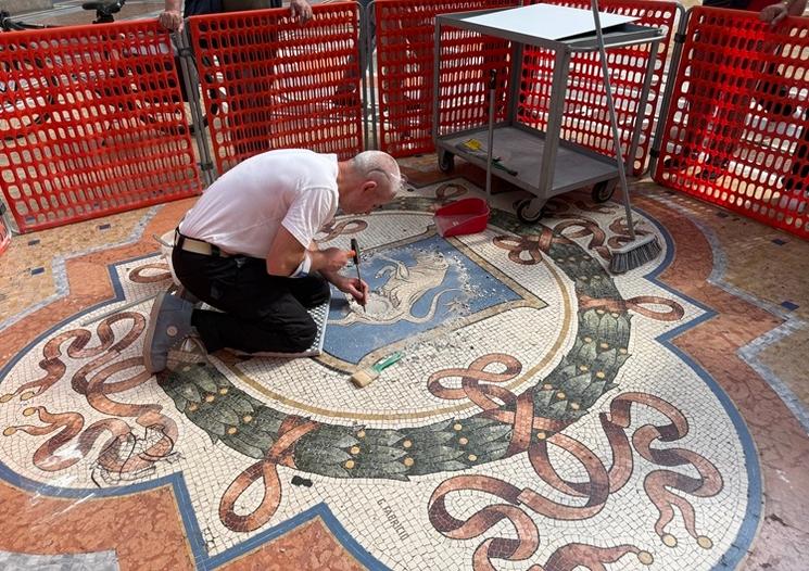 restauration mosaïque