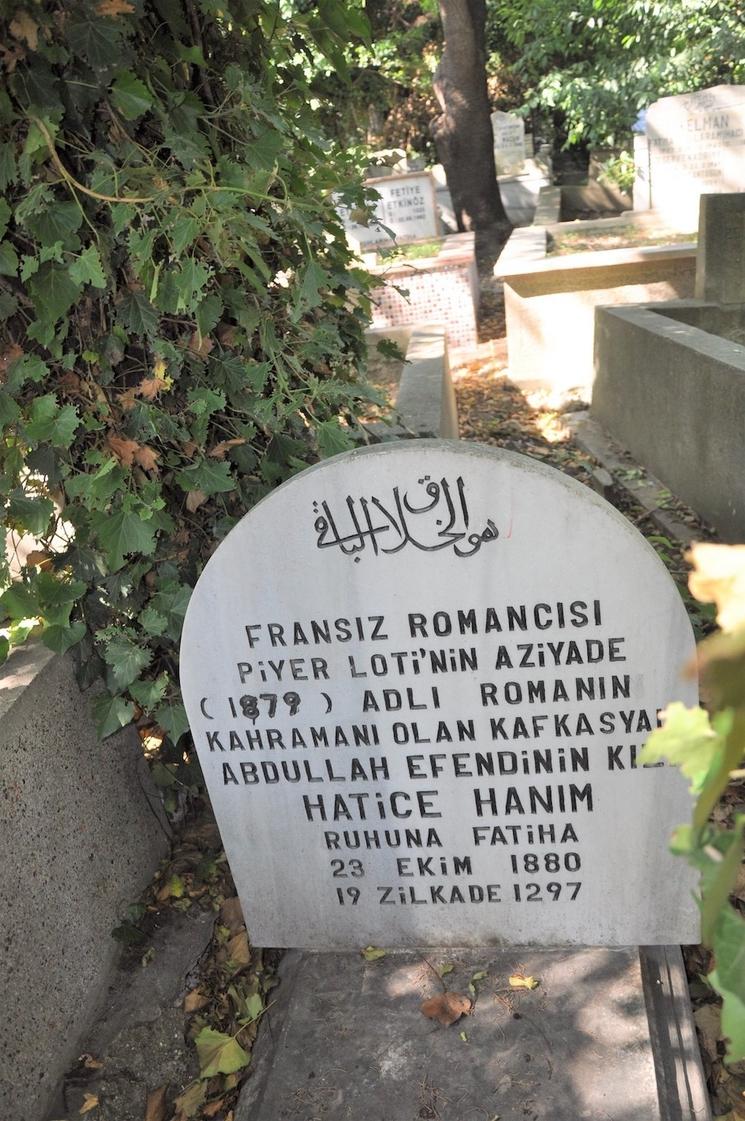 Tombe d'Aziyadé aujourd'hui