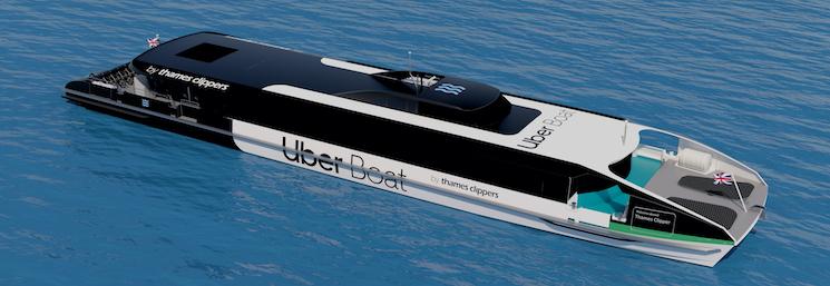 Uber Boat navire plus vert bientôt sur la Tamise