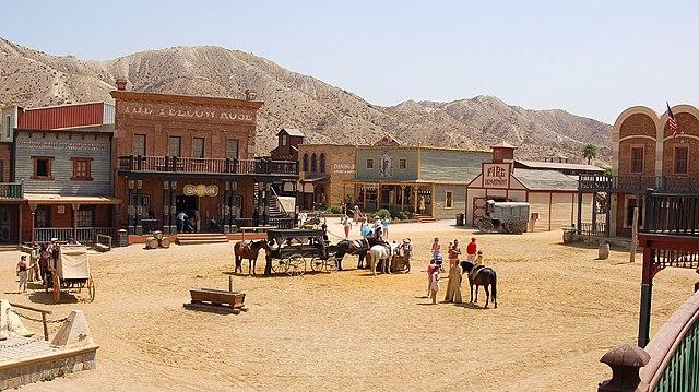 Un des lieux de tournage de western a almeria Mini_Hollywood