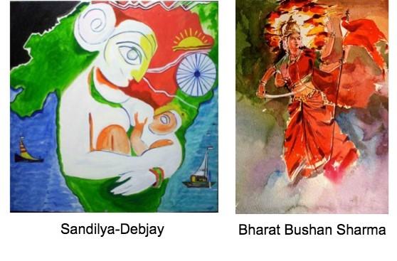 bharat mata art