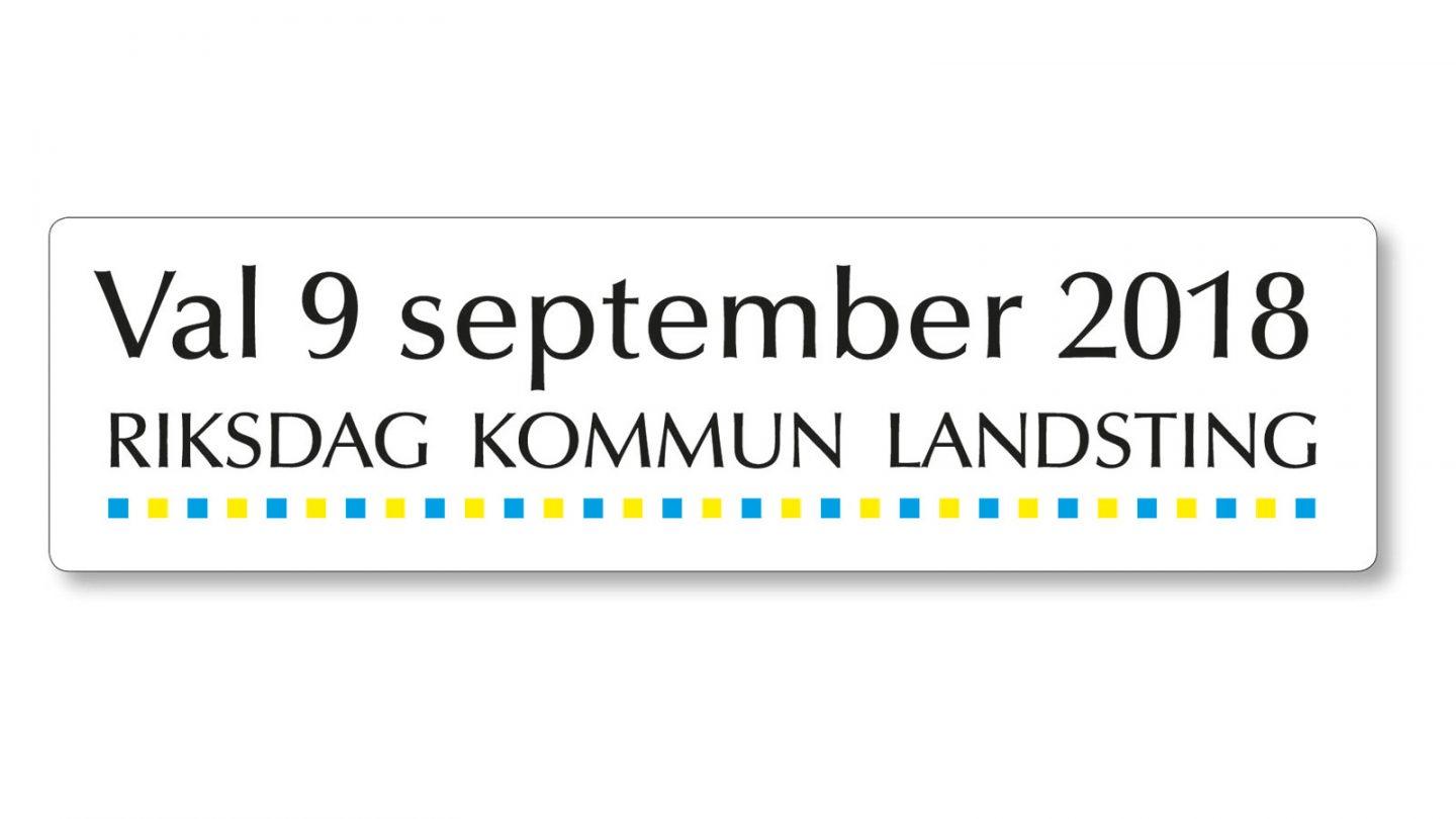 Vote septembre 2018 en Suède