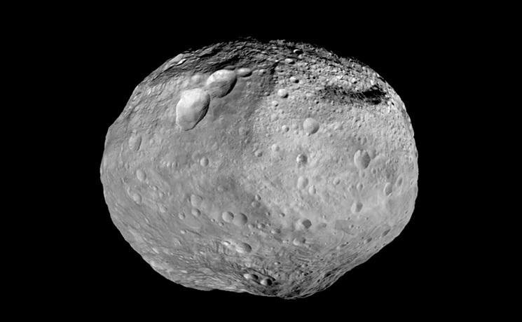 Asteroide Vesta visible