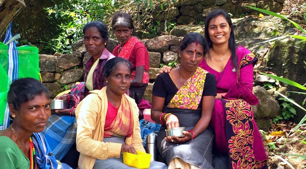 Women in Sri Lanka tea Plantations