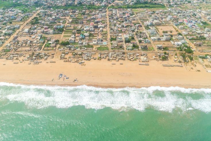 Les côtes de Cotonou au Bénin 