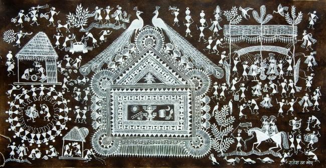 art tribal indien warli