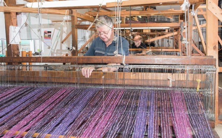 Weaver at Studio Donegal, Kilcar, Co Donegal