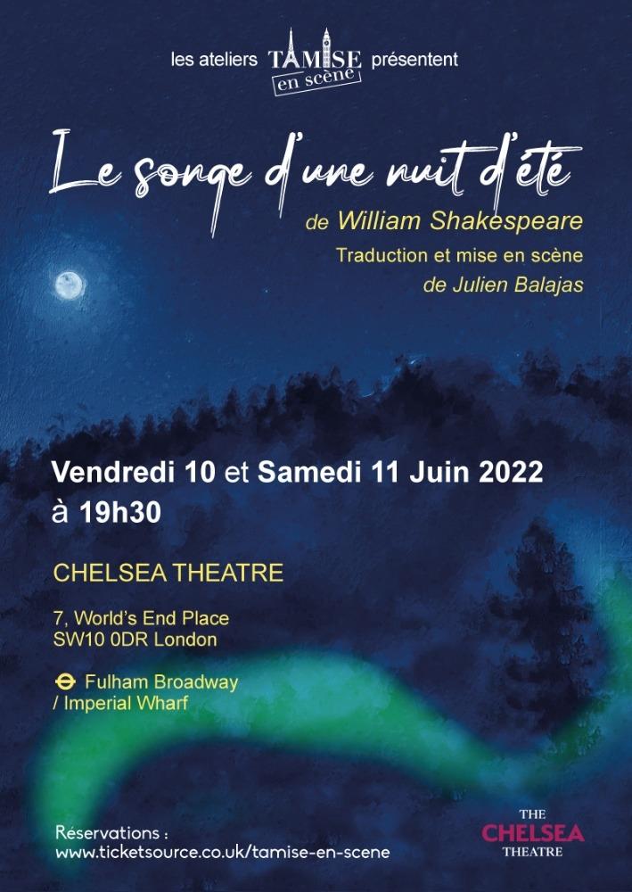 Affiche de théâtre les ateliers Tamise en Scène