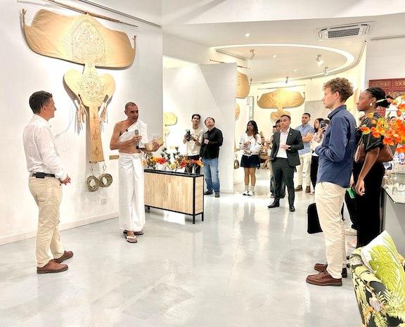 cerfs-volants rencontrent les yantra khmers à Phnom Penh