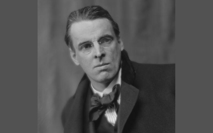 William Butler Yeats photographié par Arnold Genthe en 1914