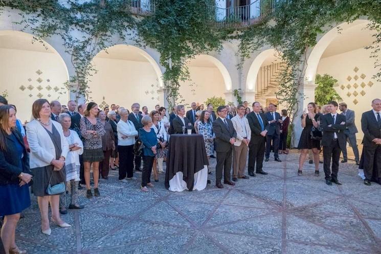 Une cinquantaine d'invités étaient réunis le lundi 16 octobre pour la présentation officielle du nouveau Consul Honoraire de Valence, Alexandre Noguera Borel