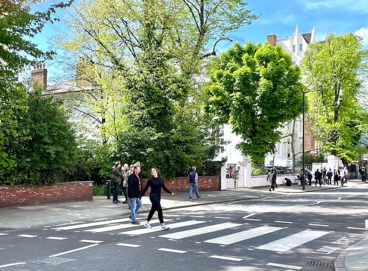 Le célèbre passage piéton d’Abbey Road