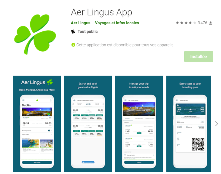 Application Aer Lingus