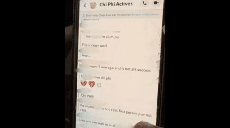 CBS News New York a révélé des messages envoyés par les membres de la fraternité, la nuit où l’étudiante affirme avoir été agressée sexuellement. Source : CBS News
