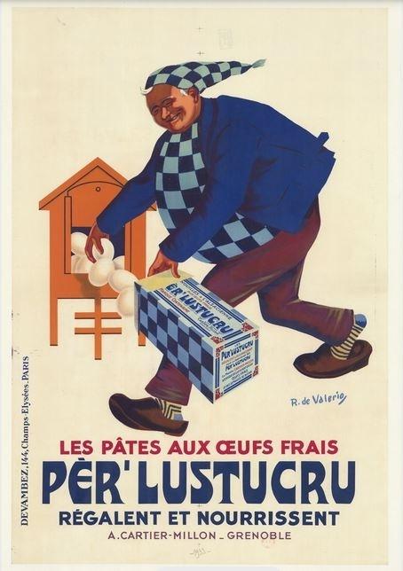 affiche de la publicité Lustucru