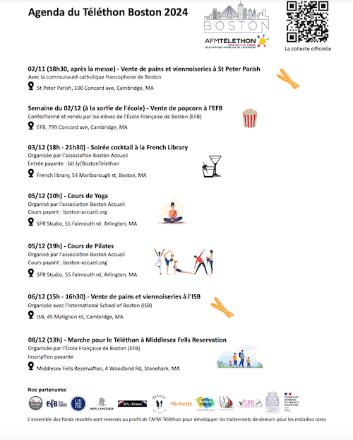 les actions du Téléthon de Boston 