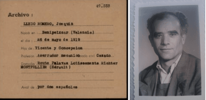 Documents familiaux, avec l’aimable autorisation de José Vicente Lerma