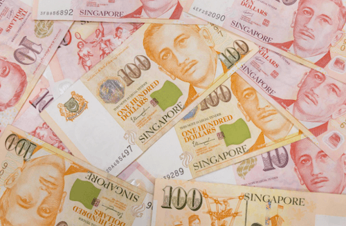 Billets de banque singapouriens à l'effigie du premier président de Singapour Yusof Ishak