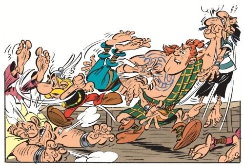 Dessins d'Astérix chez les Pictes