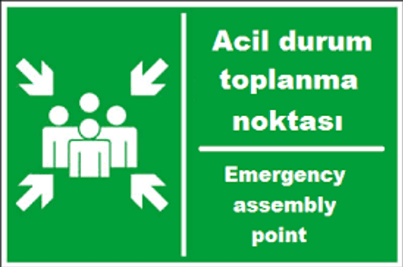 point de rassemblement d'urgence