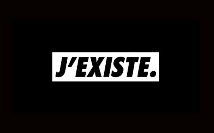 Autocollant "J'existe"