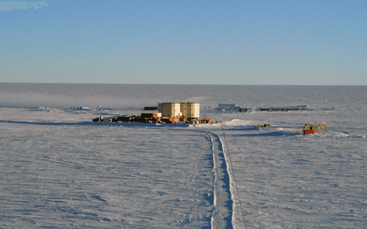 La base Concordia en janvier 2005