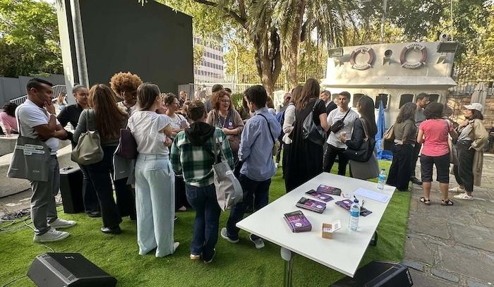 des français lors du networking organisé par lepetitjournal.com au Barcelona International Community Day