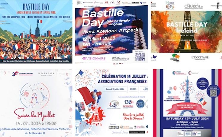 Le bastille day dans le monde 
