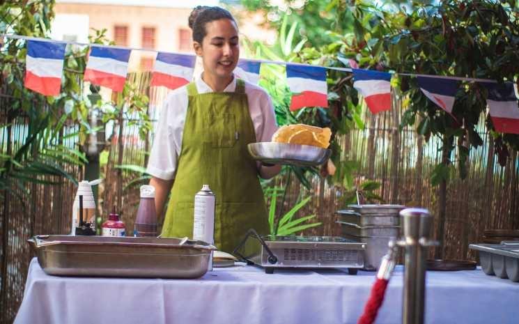 Stand de Crepes au Bastille Day de Dublin