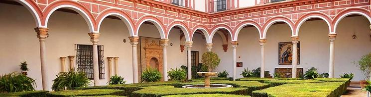 patio intérieur du musée des beaux arts de séville, ©museodebellasartesdesevilla