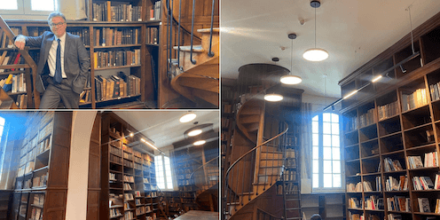 Impressionnante Bibliothèque de Paris School of Business - C.Canonne 