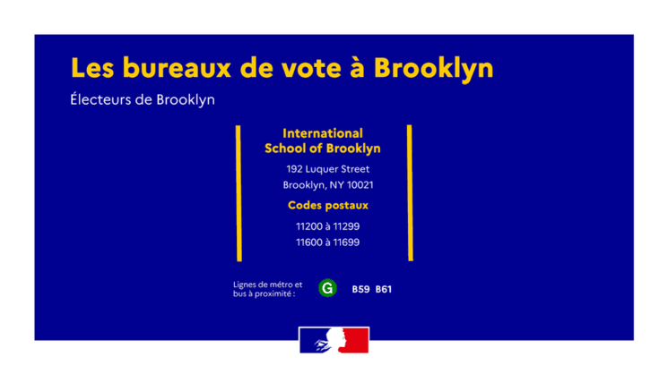 bureau de vote brooklyn 