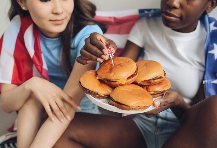 Burger du 4 juillet aux USA