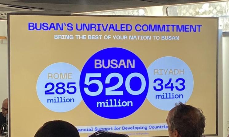 candidature Busan face à ses concurrents 