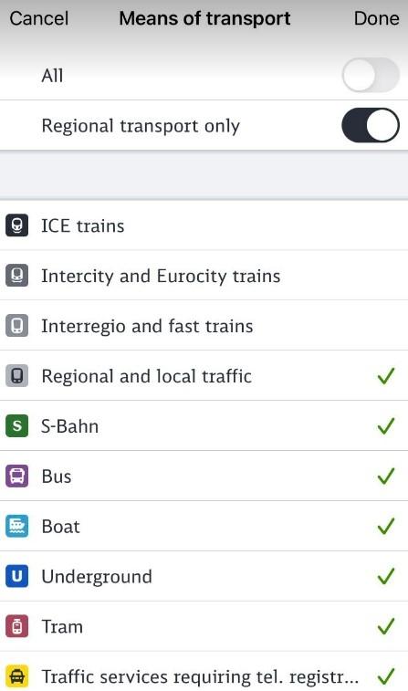 capture d'écran du site de la Deutsche Bahn