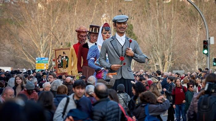 les géants du carnaval madrid