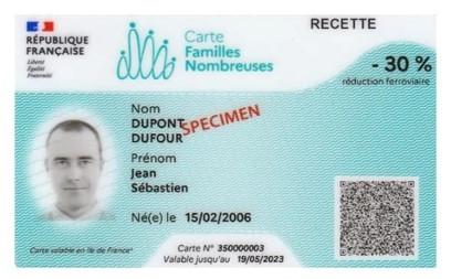 nouvelle carte famille nombreuse en 2023