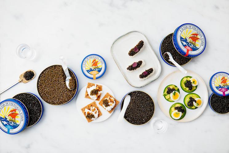 Petrossian produits fêtes gastronomie