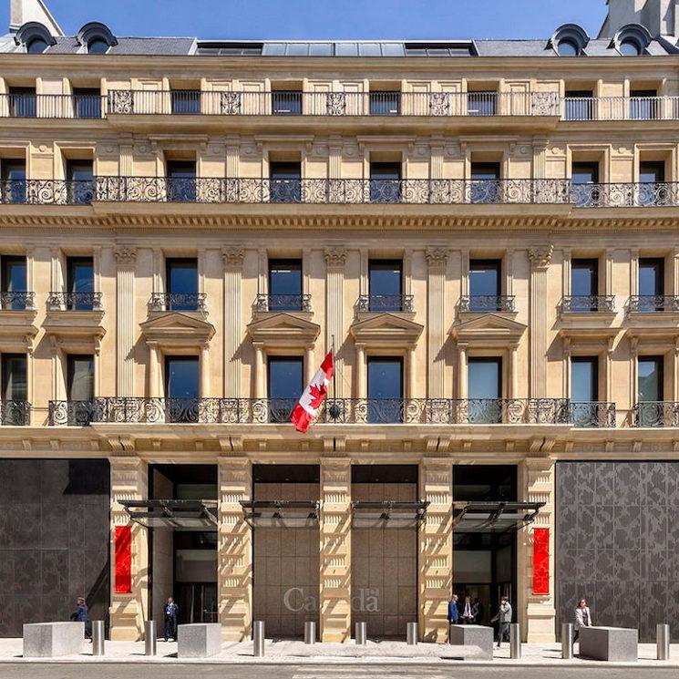 L'ambassade du Canada à Paris, qui abrite le Centre culturel canadien