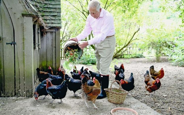 charles III a créé une ferme biologique 