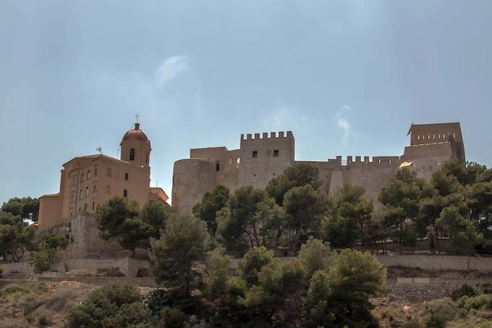 le chateau de cullera en espagne