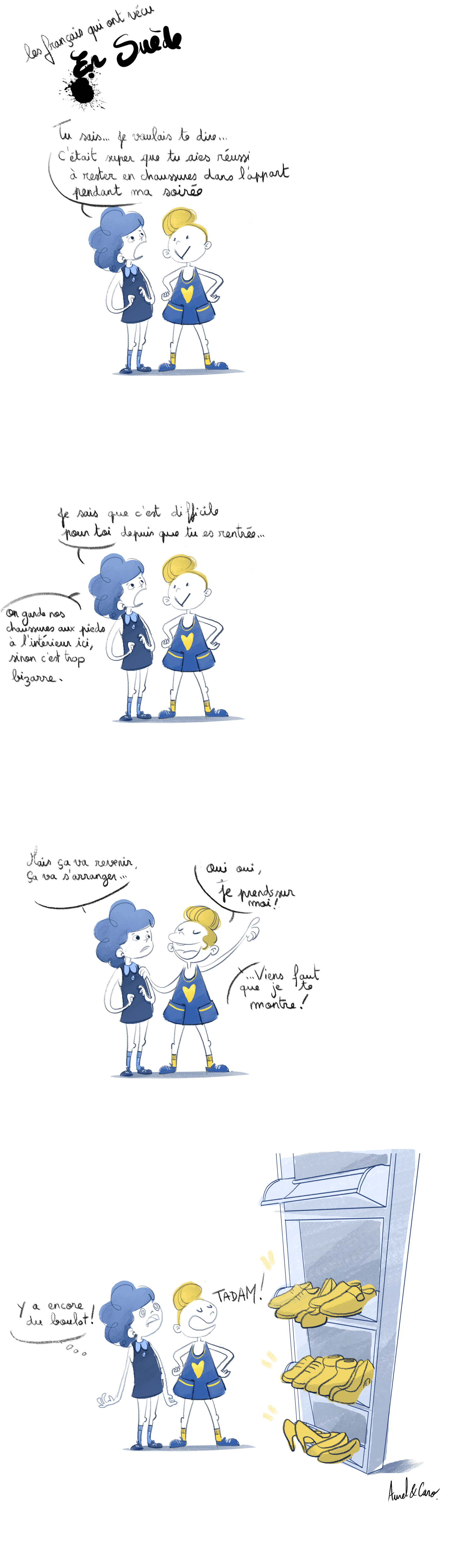 Åurélia de Boüard enlever ses chaussures 