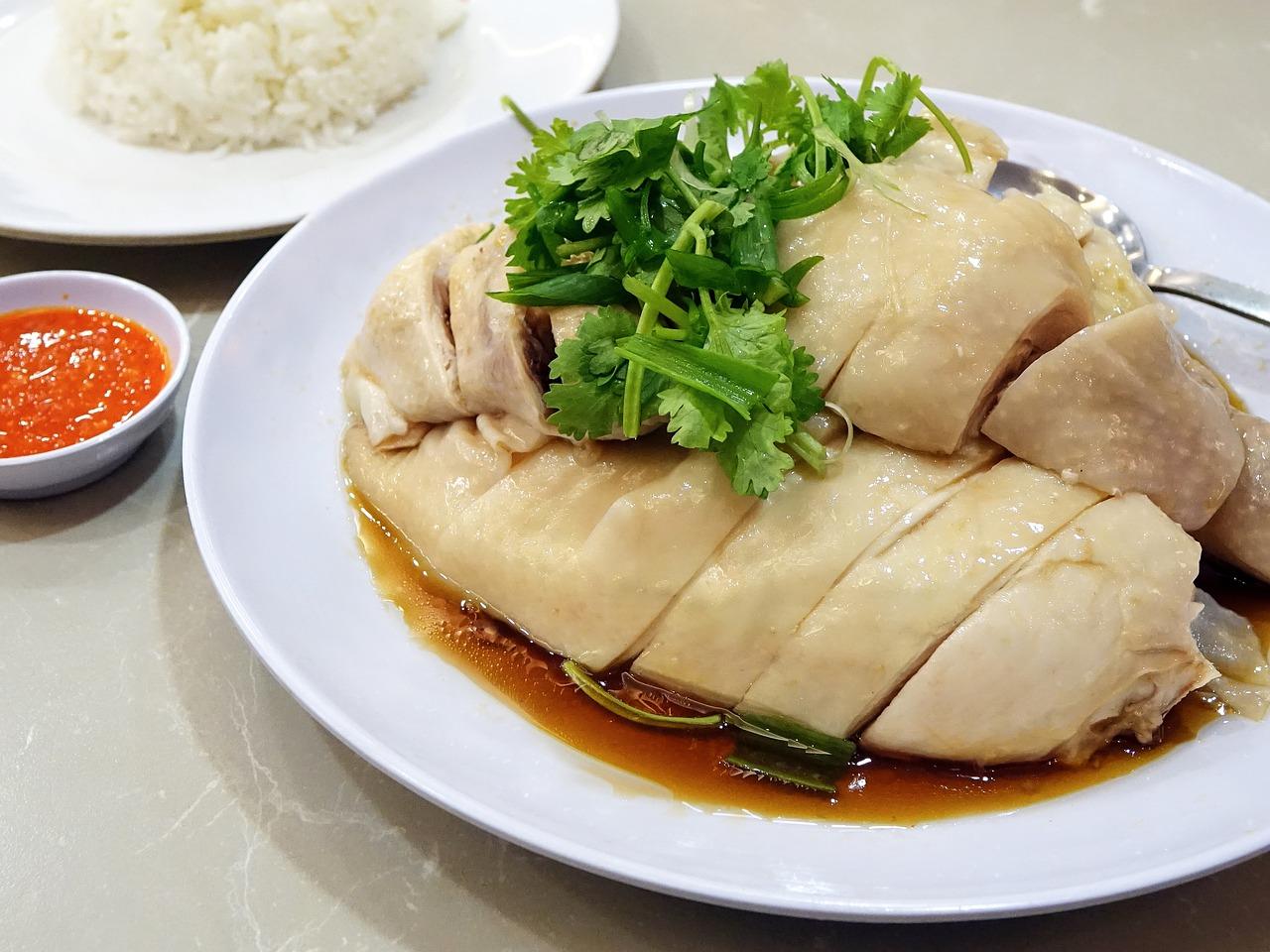 chicken rice food street