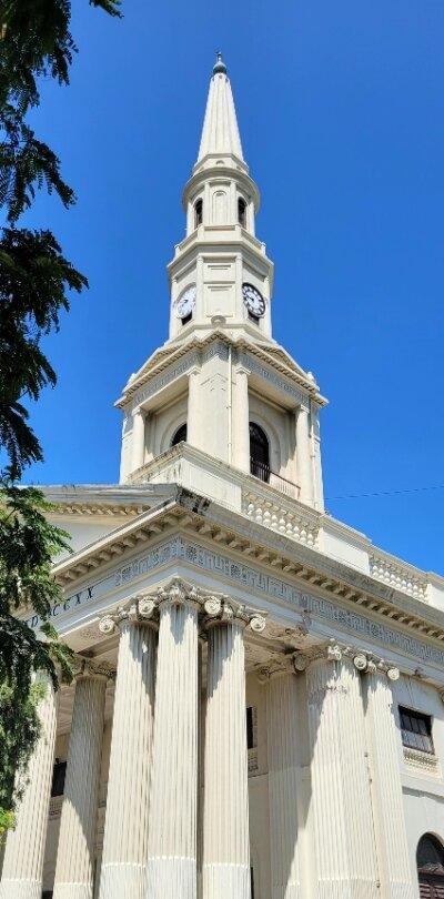 Cloché de l'Eglise Saint Andrew à Chennai. Photo : Fabienne