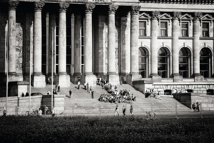 Les marches du Bundestag