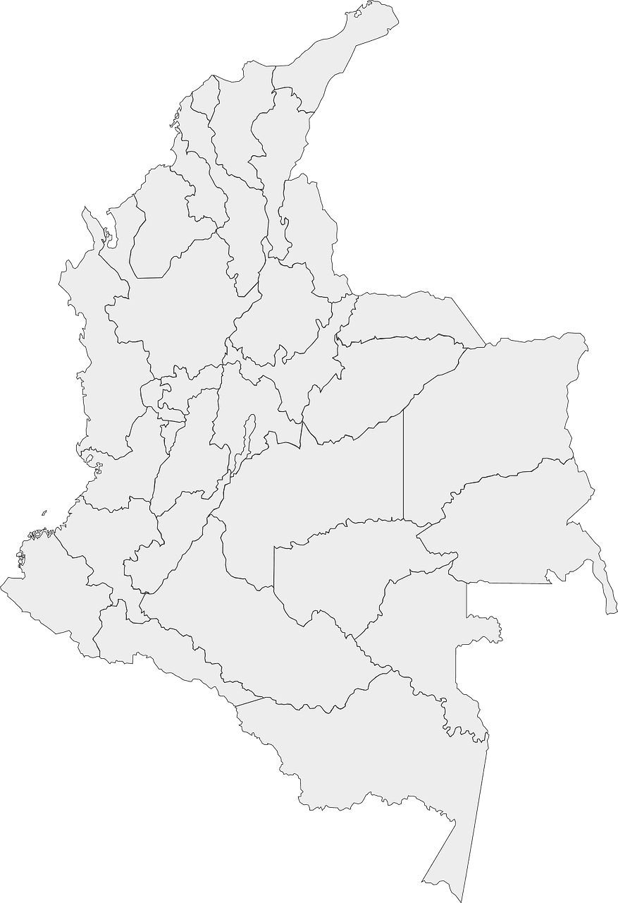 carte colombie