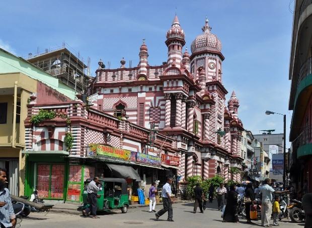 Une mosquée à Colombo au Sri Lanka