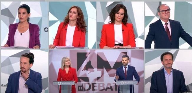 candidats élections madrid