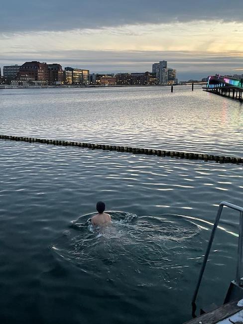 baignade hivernale Copenhague 