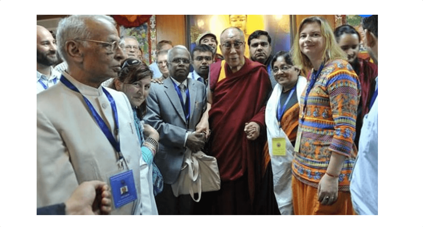 DALAI LAMA india rencontre virginie bompoil